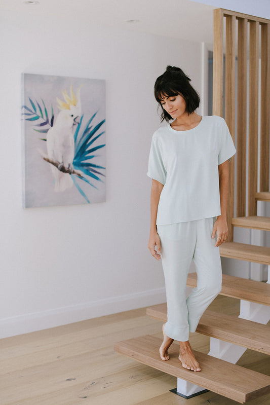The Chill SOL Set: Tee and Lounge Pants in Silky EcoVero