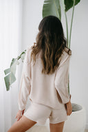 Knit Drawcord Shorts - Calico