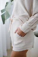 Knit Drawcord Shorts - Calico