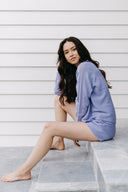 Knit Polo Pullover - Lilac