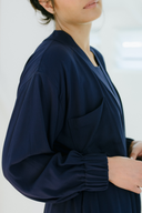 Lounge Robe in Midnight Blue