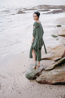 Knit Belted Cardigan