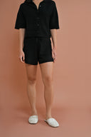 Knit Drawcord Shorts - Noir