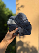 Cotton Terry Scrunchie - Dusk Blue