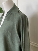 Field Green Knit Polo Pullover