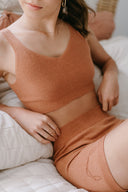 Knit V-Neck Bralette