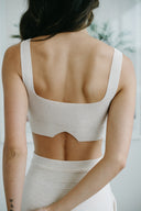 Knit V-Neck Bralette