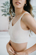 Knit V-Neck Bralette