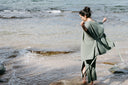 Knit Belted Cardigan - Field Green