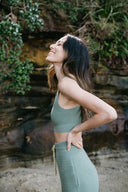 Knit V-Neck Bralette
