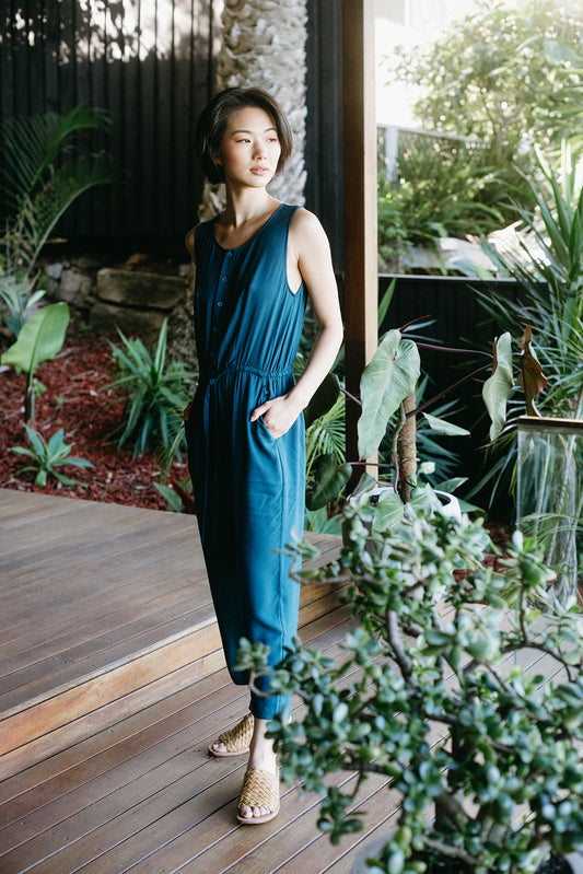 Jumpsuit in Teal