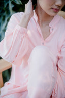 Modern Sleep Shirt in Light Coral Sleeve Detail