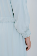 Lounge Robe in Honeydew Sleeve Detail