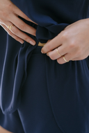 Lounge Shorts in Midnight Blue Front Detail 