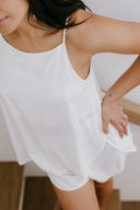 Breezy Cami in Ivory with Lounge Shorts