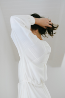 Lounge Robe in Ivory