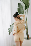 Knit Polo Pullover - Honeycomb
